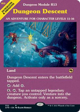 Dungeon Descent (Dungeon Module) [Dungeons & Dragons: Adventures in the Forgotten Realms]
