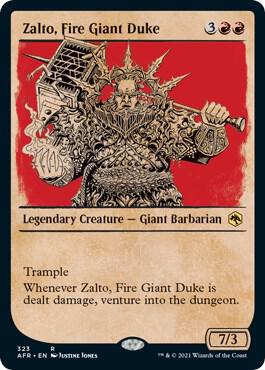 Zalto, Fire Giant Duke (Showcase) [Dungeons & Dragons: Adventures in the Forgotten Realms]