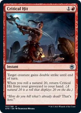 Critical Hit [Dungeons & Dragons: Adventures in the Forgotten Realms]