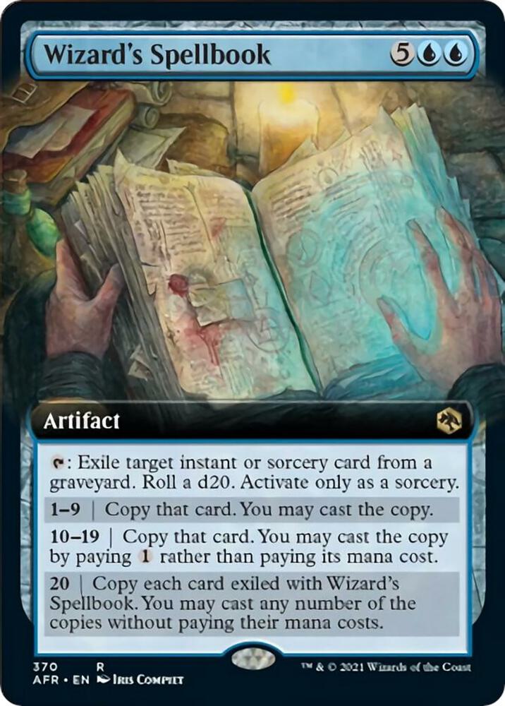 Wizard's Spellbook (Extended Art) [Dungeons & Dragons: Adventures in the Forgotten Realms]
