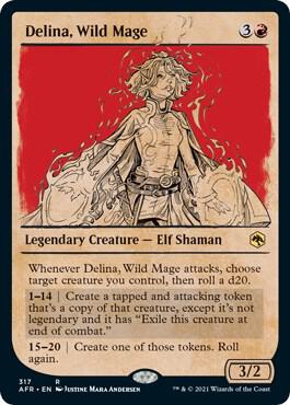 Delina, Wild Mage (Showcase) [Dungeons & Dragons: Adventures in the Forgotten Realms]