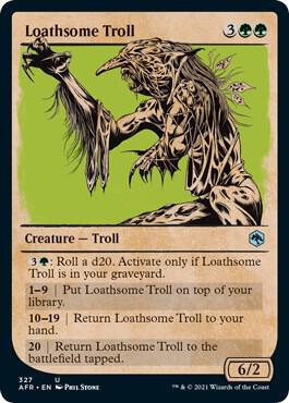 Loathsome Troll (Showcase) [Dungeons & Dragons: Adventures in the Forgotten Realms]