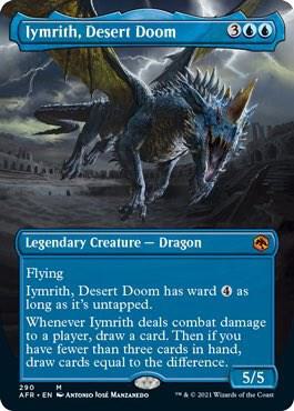 Iymrith, Desert Doom (Borderless Alternate Art) [Dungeons & Dragons: Adventures in the Forgotten Realms]