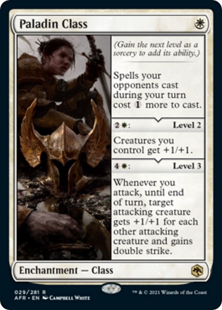 Paladin Class [Dungeons & Dragons: Adventures in the Forgotten Realms]