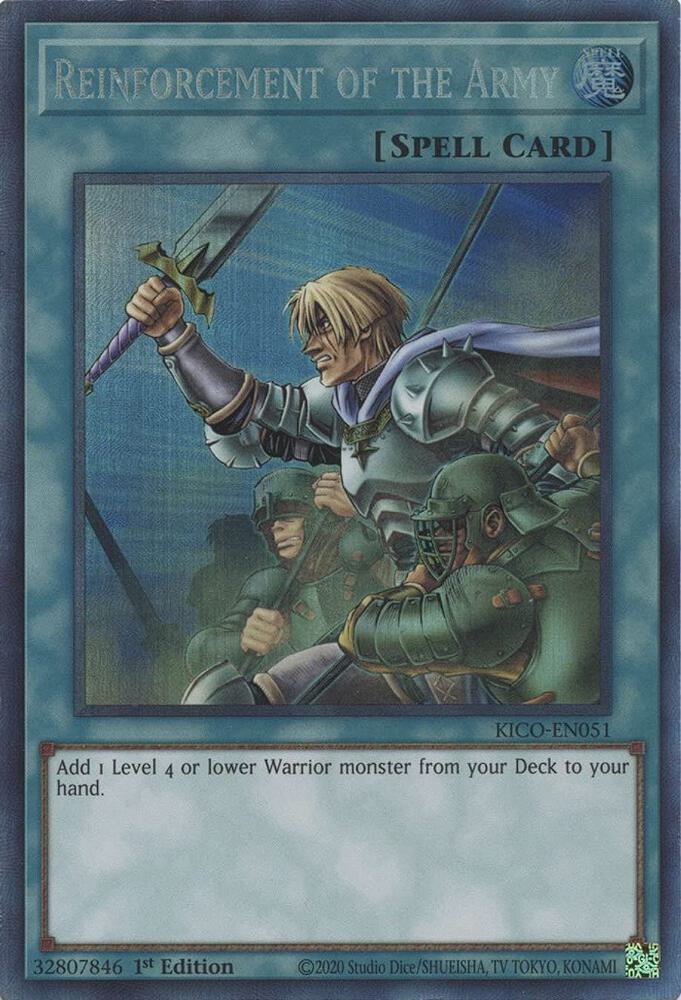 Reinforcement of the Army (Collector's Rare) [KICO-EN051] Collector's Rare