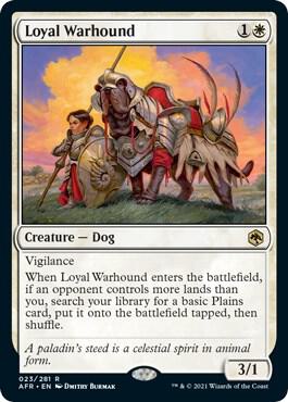 Loyal Warhound [Dungeons & Dragons: Adventures in the Forgotten Realms]
