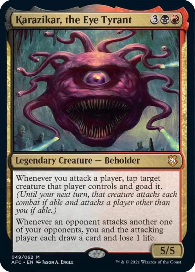 Karazikar, the Eye Tyrant [Dungeons & Dragons: Adventures in the Forgotten Realms Commander]