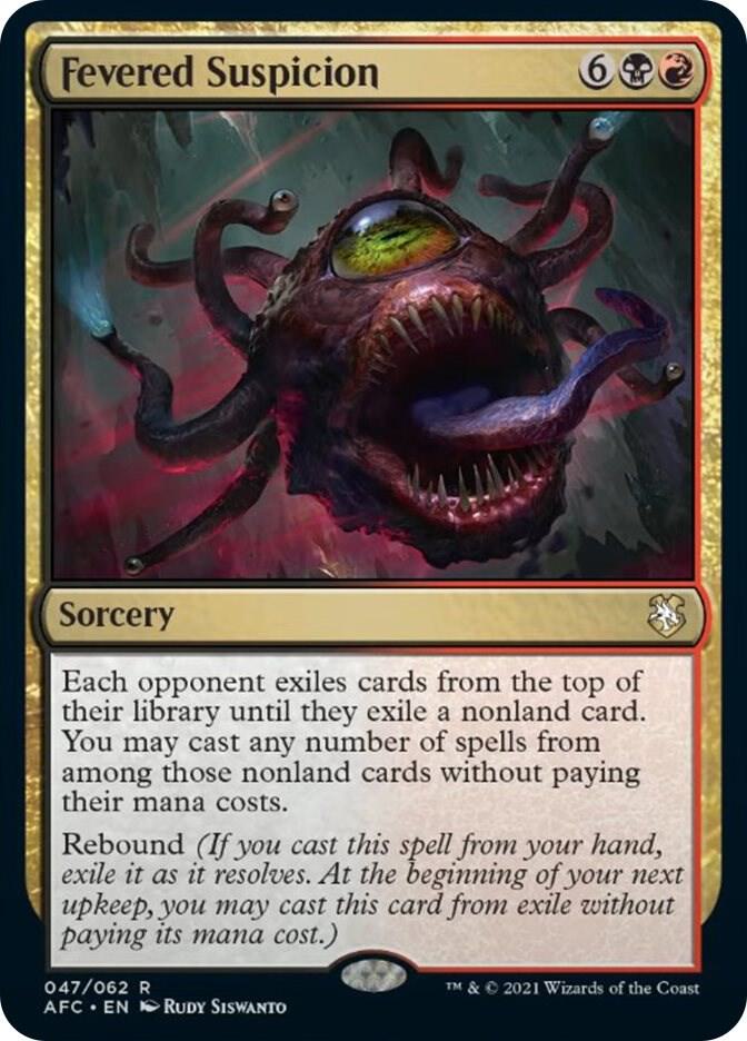 Fevered Suspicion [Dungeons & Dragons: Adventures in the Forgotten Realms Commander]