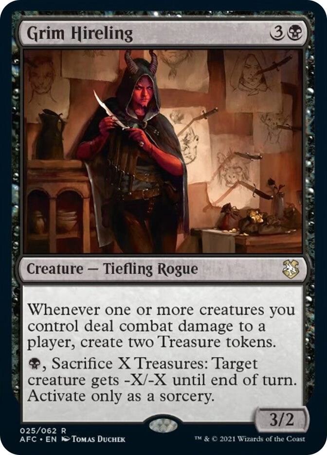 Grim Hireling [Dungeons & Dragons: Adventures in the Forgotten Realms Commander]