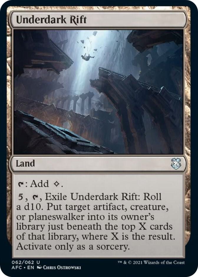 Underdark Rift [Dungeons & Dragons: Adventures in the Forgotten Realms Commander]