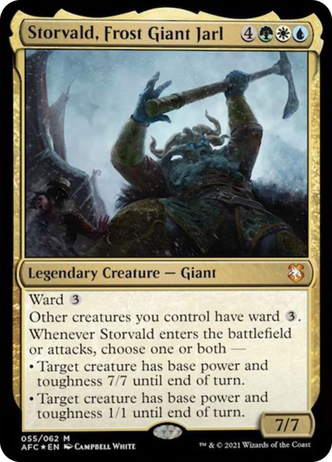 Storvald, Frost Giant Jarl [Dungeons & Dragons: Adventures in the Forgotten Realms Commander]