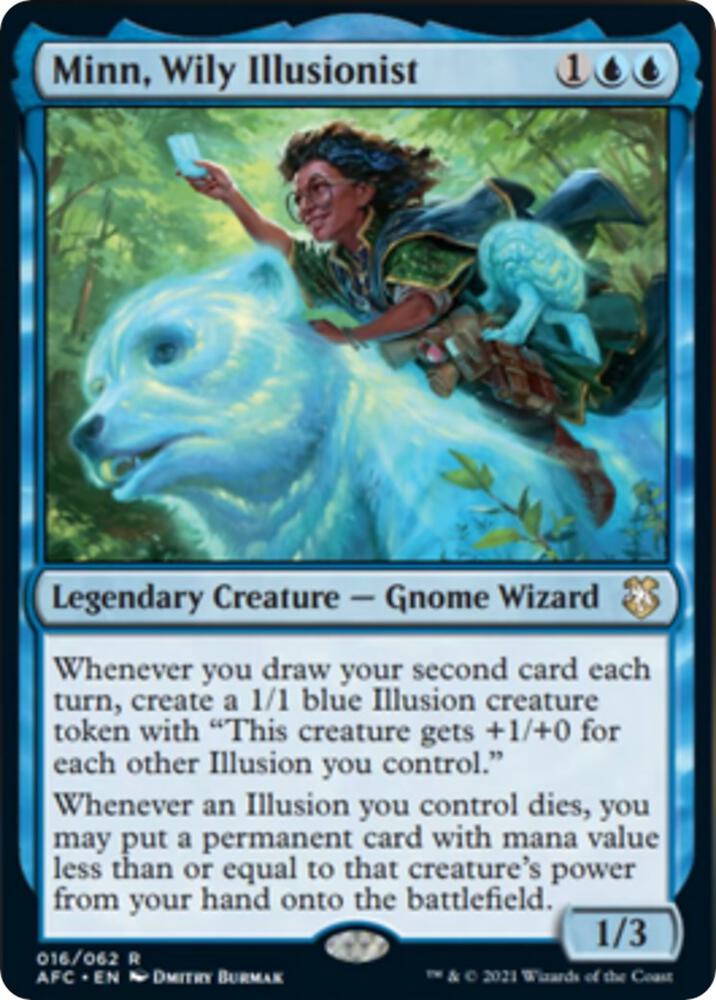 Minn, Wily Illusionist [Dungeons & Dragons: Adventures in the Forgotten Realms Commander]