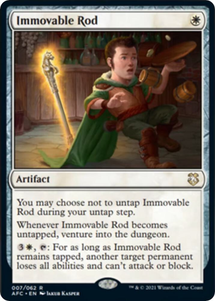 Immovable Rod [Dungeons & Dragons: Adventures in the Forgotten Realms Commander]