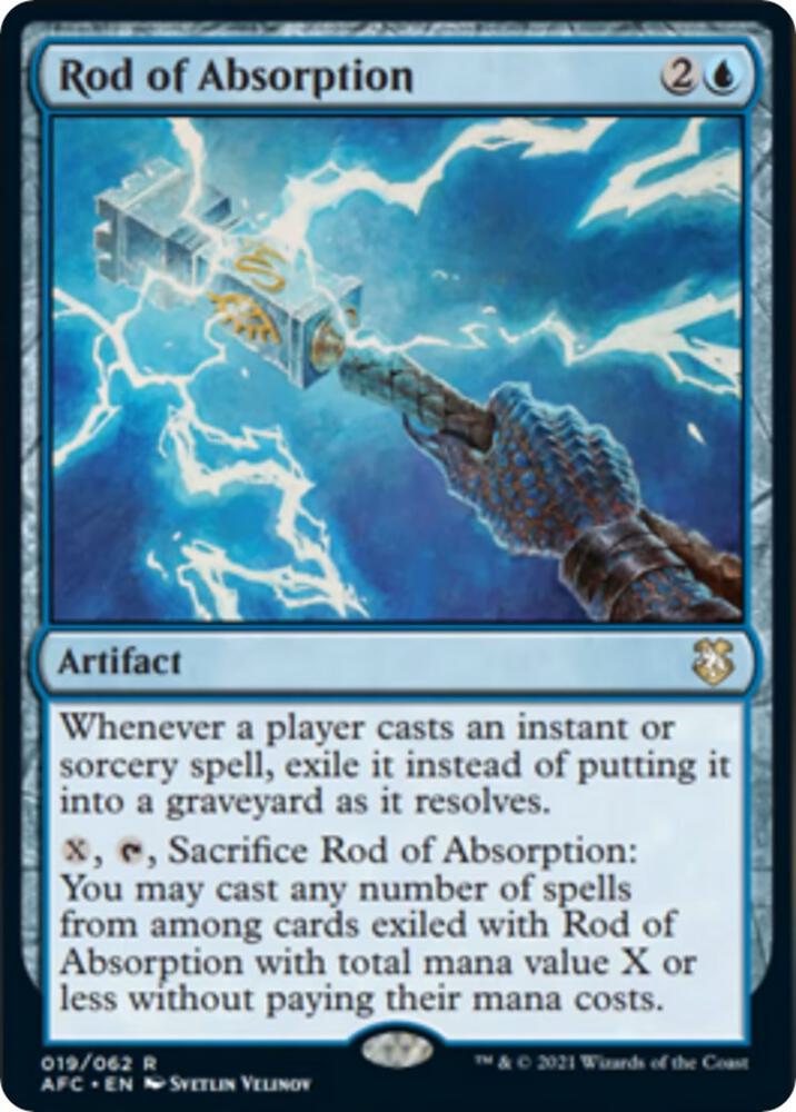 Rod of Absorption [Dungeons & Dragons: Adventures in the Forgotten Realms Commander]