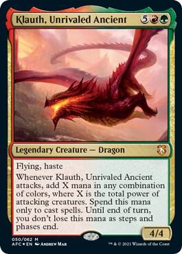 Klauth, Unrivaled Ancient [Dungeons & Dragons: Adventures in the Forgotten Realms Commander]