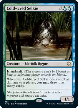 Cold-Eyed Selkie [Dungeons & Dragons: Adventures in the Forgotten Realms Commander]