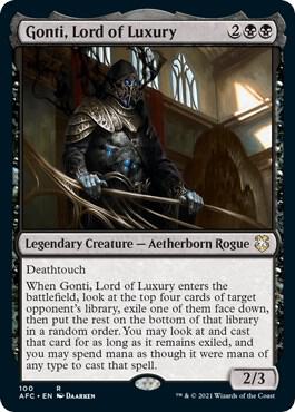 Gonti, Lord of Luxury [Dungeons & Dragons: Adventures in the Forgotten Realms Commander]