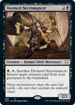 Doomed Necromancer [Dungeons & Dragons: Adventures in the Forgotten Realms Commander]