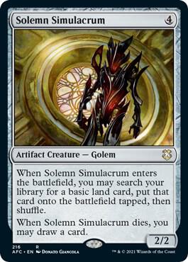 Solemn Simulacrum [Dungeons & Dragons: Adventures in the Forgotten Realms Commander]