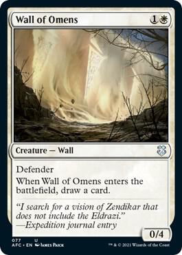 Wall of Omens [Dungeons & Dragons: Adventures in the Forgotten Realms Commander]
