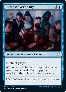 Curse of Verbosity [Dungeons & Dragons: Adventures in the Forgotten Realms Commander]