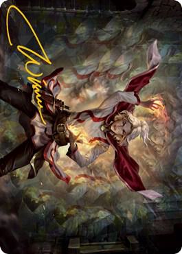 Delina, Wild Mage Art Card (Gold-Stamped Signature) [Dungeons & Dragons: Adventures in the Forgotten Realms Art Series]