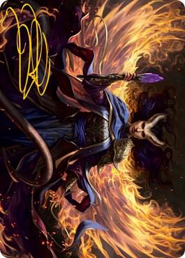 Farideh, Devil's Chosen Art Card (Gold-Stamped Signature) [Dungeons & Dragons: Adventures in the Forgotten Realms Art Series]