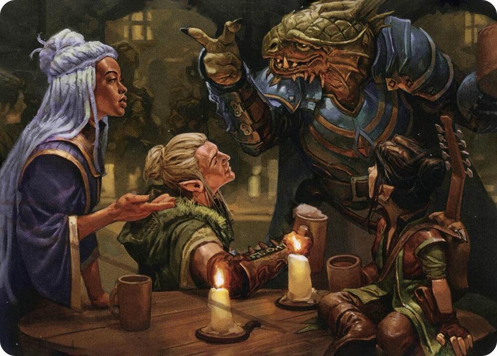 You Meet in a Tavern Art Card [Dungeons & Dragons: Adventures in the Forgotten Realms Art Series]