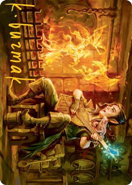 Wish Art Card (Gold-Stamped Signature) [Dungeons & Dragons: Adventures in the Forgotten Realms Art Series]