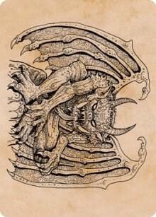 Cloister Gargoyle (Showcase) Art Card [Dungeons & Dragons: Adventures in the Forgotten Realms Art Series]