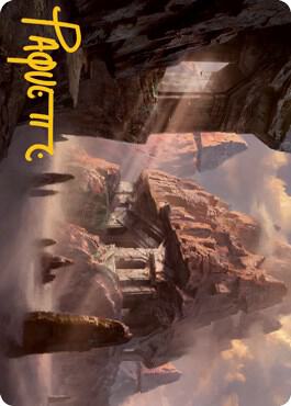 Mountain (277) Art Card (Gold-Stamped Signature) [Dungeons & Dragons: Adventures in the Forgotten Realms Art Series]