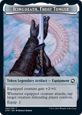 Icingdeath, Frost Tongue Token [Dungeons & Dragons: Adventures in the Forgotten Realms Tokens]