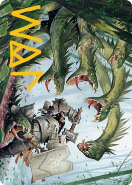 Lair of the Hydra Art Card (Gold-Stamped Signature) [Dungeons & Dragons: Adventures in the Forgotten Realms Art Series]