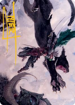 Drizzt Do'Urden Art Card (Gold-Stamped Signature) [Dungeons & Dragons: Adventures in the Forgotten Realms Art Series]