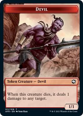 Devil Token [Dungeons & Dragons: Adventures in the Forgotten Realms Tokens]