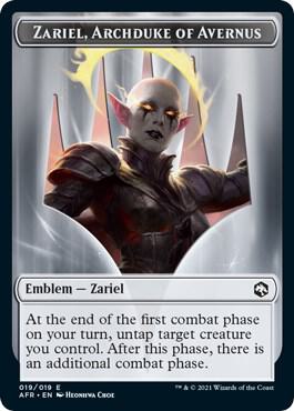 Zariel, Archduke of Avernus Emblem [Dungeons & Dragons: Adventures in the Forgotten Realms Tokens]