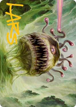 Beholder Art Card (Gold-Stamped Signature) [Dungeons & Dragons: Adventures in the Forgotten Realms Art Series]
