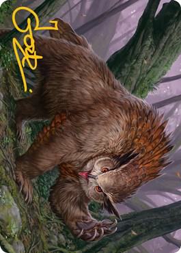 Owlbear Art Card (Gold-Stamped Signature) [Dungeons & Dragons: Adventures in the Forgotten Realms Art Series]