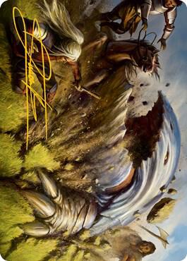 Bulette Art Card (Gold-Stamped Signature) [Dungeons & Dragons: Adventures in the Forgotten Realms Art Series]