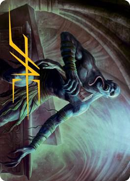 Ghoul Art Card (Gold-Stamped Signature) [Dungeons & Dragons: Adventures in the Forgotten Realms Art Series]