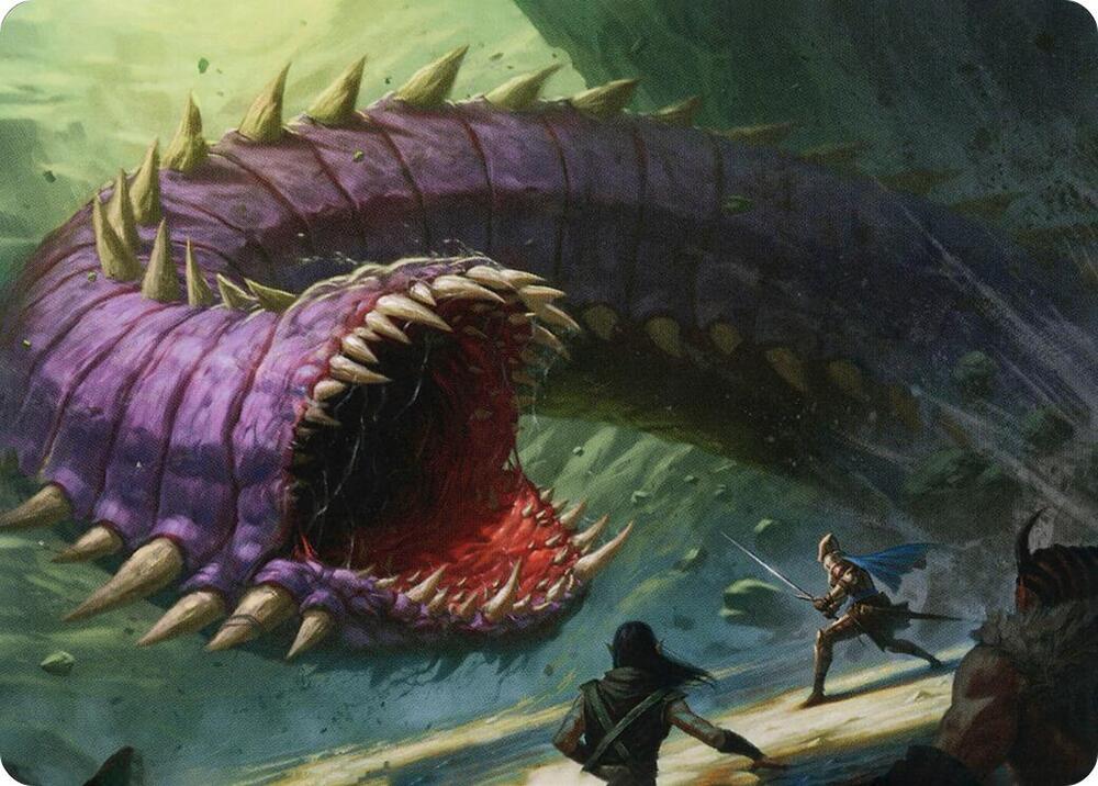 Purple Worm Art Card [Dungeons & Dragons: Adventures in the Forgotten Realms Art Series]