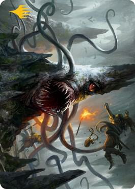 Roper Art Card (Gold-Stamped Signature) [Dungeons & Dragons: Adventures in the Forgotten Realms Art Series]