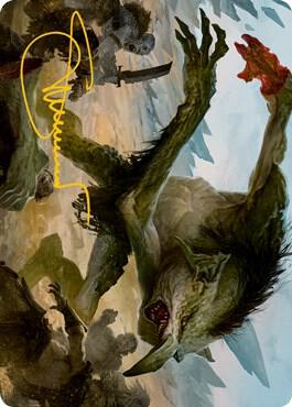 Troll Art Card (Gold-Stamped Signature) [Dungeons & Dragons: Adventures in the Forgotten Realms Art Series]