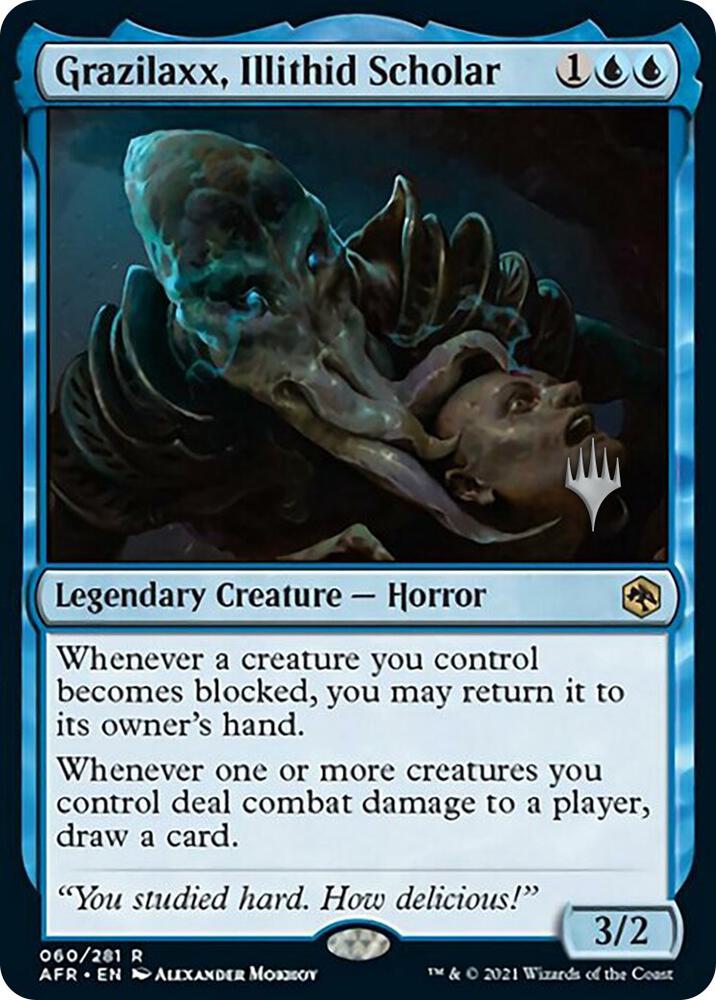 Grazilaxx, Illithid Scholar (Promo Pack) [Dungeons & Dragons: Adventures in the Forgotten Realms Promos]