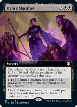 Danse Macabre (Extended Art) [Dungeons & Dragons: Adventures in the Forgotten Realms Commander]