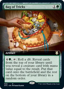 Bag of Tricks (Extended Art) [Dungeons & Dragons: Adventures in the Forgotten Realms Commander]