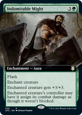Indomitable Might (Extended Art) [Dungeons & Dragons: Adventures in the Forgotten Realms Commander]