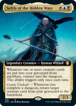 Sefris of the Hidden Ways (Extended Art) [Dungeons & Dragons: Adventures in the Forgotten Realms Commander]