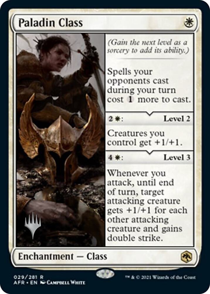 Paladin Class (Promo Pack) [Dungeons & Dragons: Adventures in the Forgotten Realms Promos]