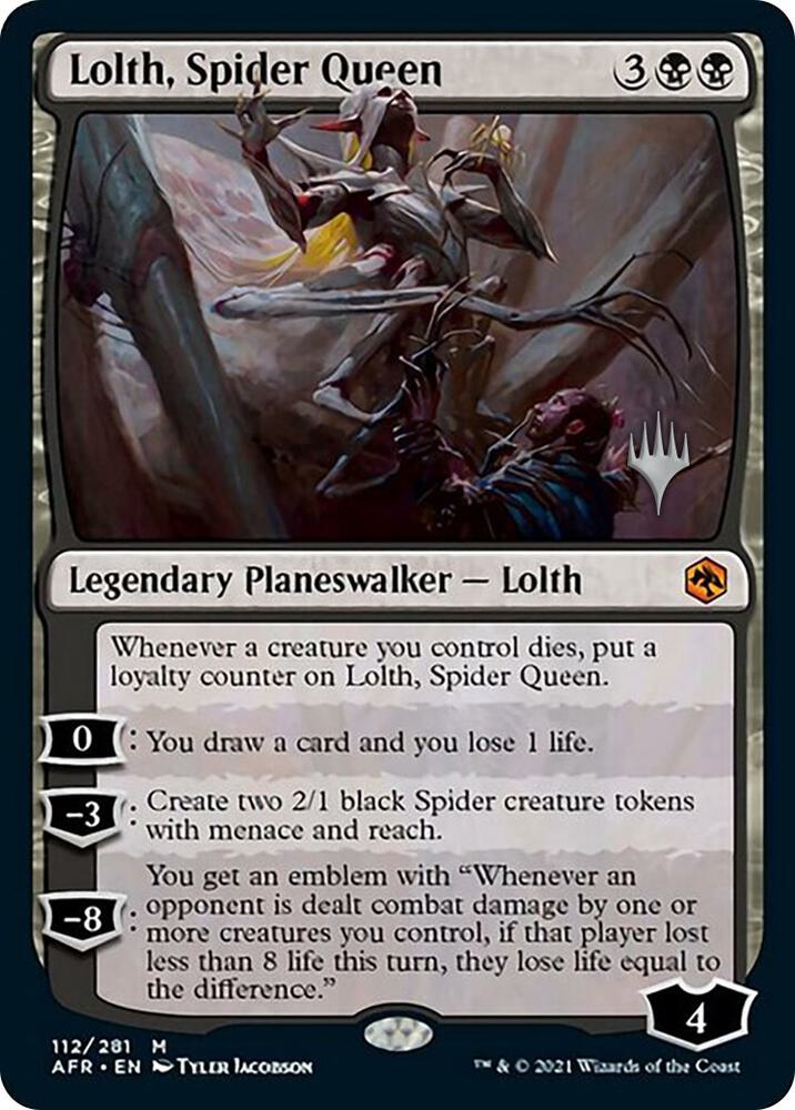 Lolth, Spider Queen (Promo Pack) [Dungeons & Dragons: Adventures in the Forgotten Realms Promos]